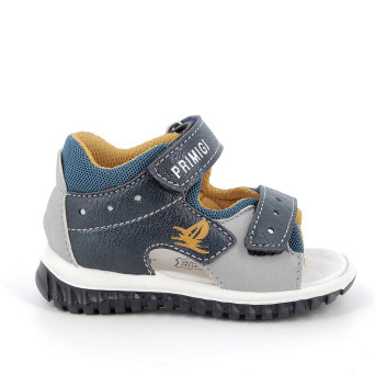Sandals for boys blue and grey with velcro Sandals for boys blue and grey with velcro