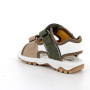 Sandalia para niño beige y verde con velcro Sandalia para niño beige y verde con velcro