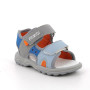 Sandals for boys grey and sky blue with velcro Sandals for boys grey and sky blue with velcro