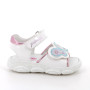 Sandali da bambina bianco con strap Sandali da bambina bianco con strap