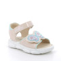 Sandalia para niña beige con velcro Sandalia para niña beige con velcro
