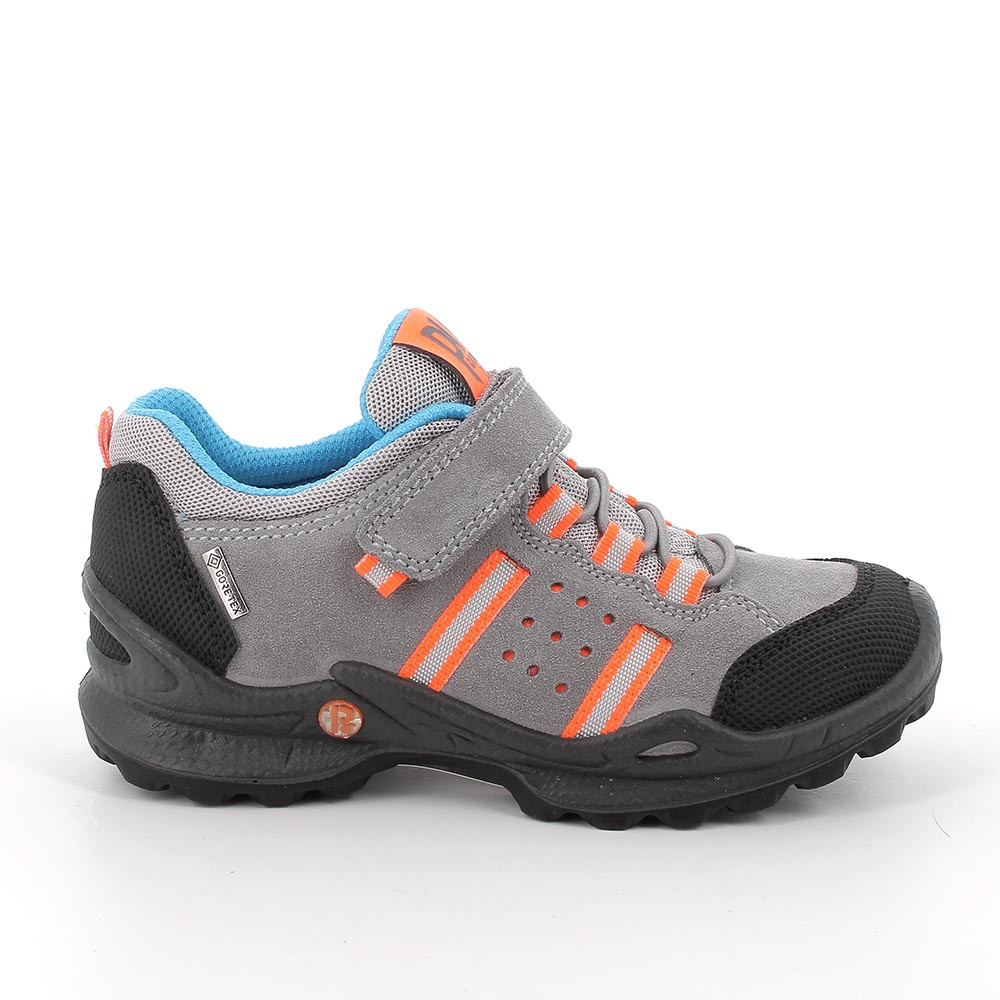 Sneaker gore-tex pour garçon gris avec velcro