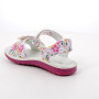 MÄDCHEN SANDALE WEISS MIT VELCRO MÄDCHEN SANDALE WEISS MIT VELCRO