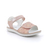 Sandals for girls pink and beige with velcro Sandals for girls pink and beige with velcro