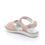 Sandals for girls pink and beige with velcro Sandals for girls pink and beige with velcro