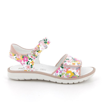 Sandals for girls white and beige with velcro Sandals for girls white and beige with velcro