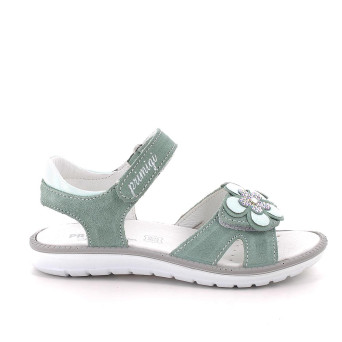 Sandalia para niña verde con velcro Sandalia para niña verde con velcro