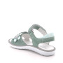 Sandale pour fille vert avec velcro Sandale pour fille vert avec velcro