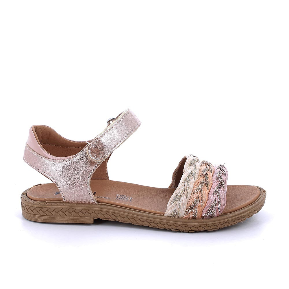 САНДАЛИИ ДЛЯ ДЕВОЧЕК,РОЗОВЫЙ ПЕРЛАМУТРОВЫЙ