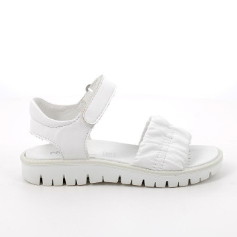 Sandalia para niña blanco con velcro Sandalia para niña blanco con velcro