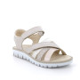 Sandale pour fille beige avec velcro Sandale pour fille beige avec velcro