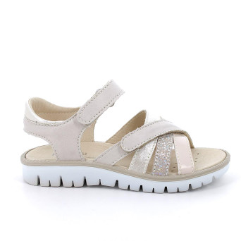Sandals for girls beige with velcro Sandals for girls beige with velcro