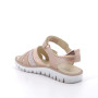 Sandals for girls pink and beige with velcro Sandals for girls pink and beige with velcro