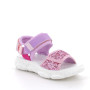 Sandale pour fille rose et violet avec velcro Sandale pour fille rose et violet avec velcro