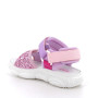 Sandale pour fille rose et violet avec velcro Sandale pour fille rose et violet avec velcro