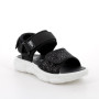 Sandalia para niña negro con velcro Sandalia para niña negro con velcro