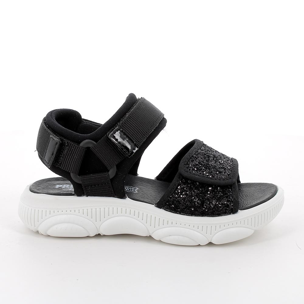 Sandale pour fille noir avec velcro