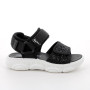 Sandalia para niña negro con velcro Sandalia para niña negro con velcro