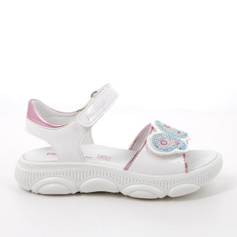 Sandals for girls white with velcro Sandals for girls white with velcro
