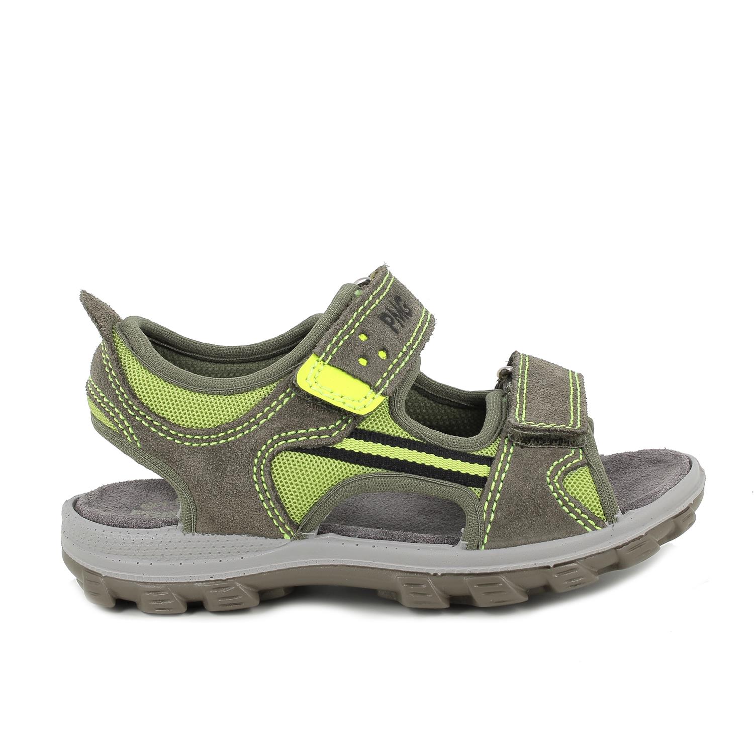 Sandali da bambino verde con strap