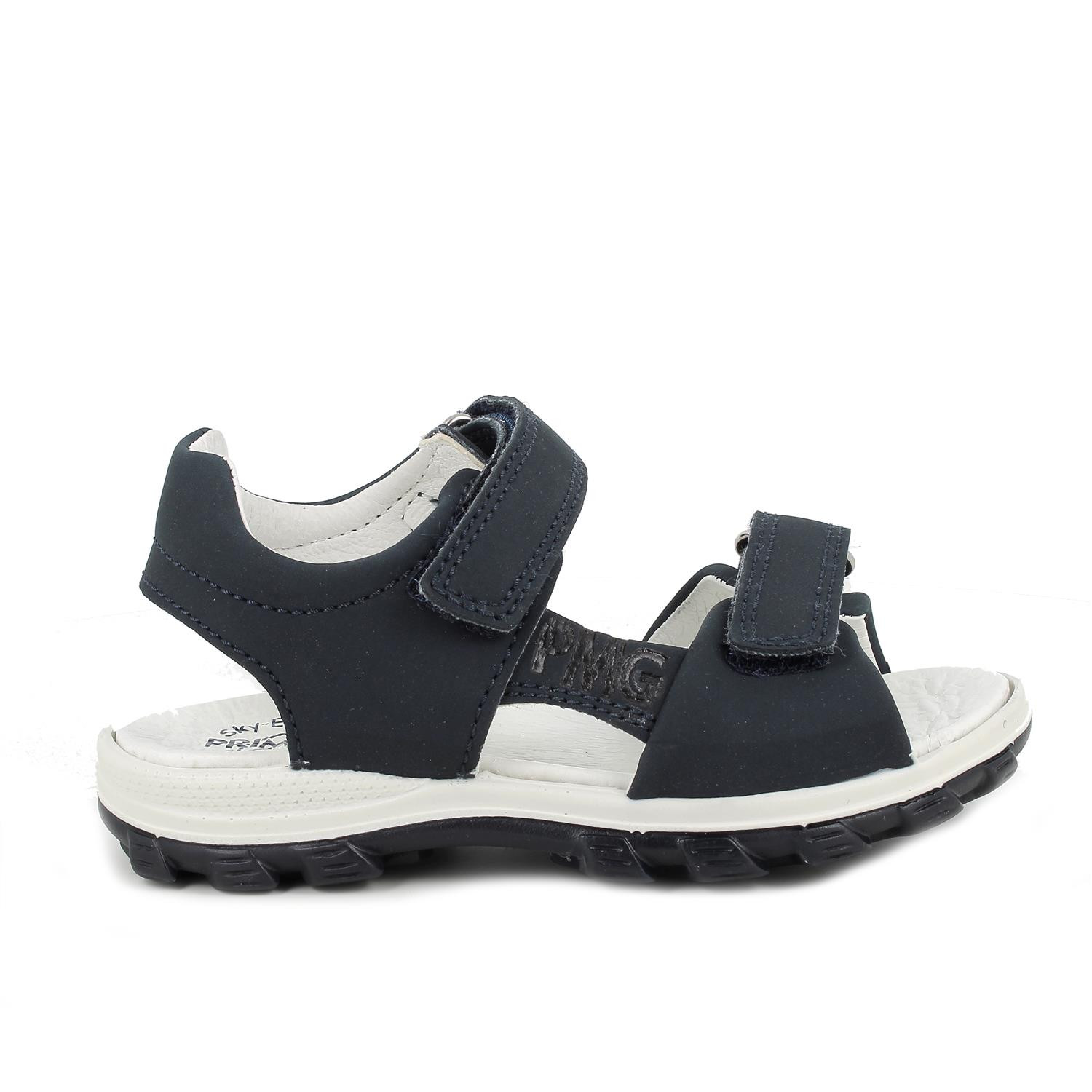 Sandali da bambino blu con strap