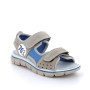 Sandale pour garçon beige et bleu clair avec velcro Sandale pour garçon beige et bleu clair avec velcro