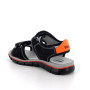 Sandale pour garçon bleu et gris avec velcro Sandale pour garçon bleu et gris avec velcro