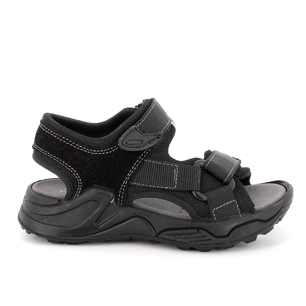 Sandale pour garçon noir avec velcro