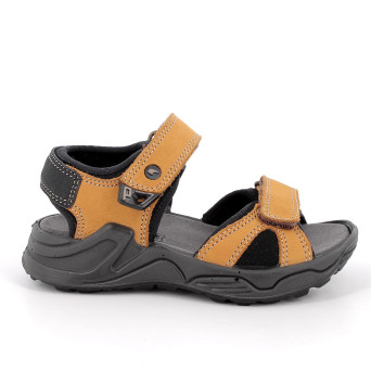 Sandale pour garçon jaune avec velcro Sandale pour garçon jaune avec velcro