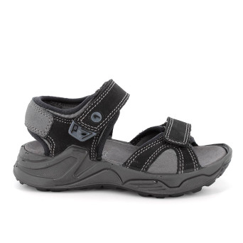 Sandalia para niño negro con velcro Sandalia para niño negro con velcro