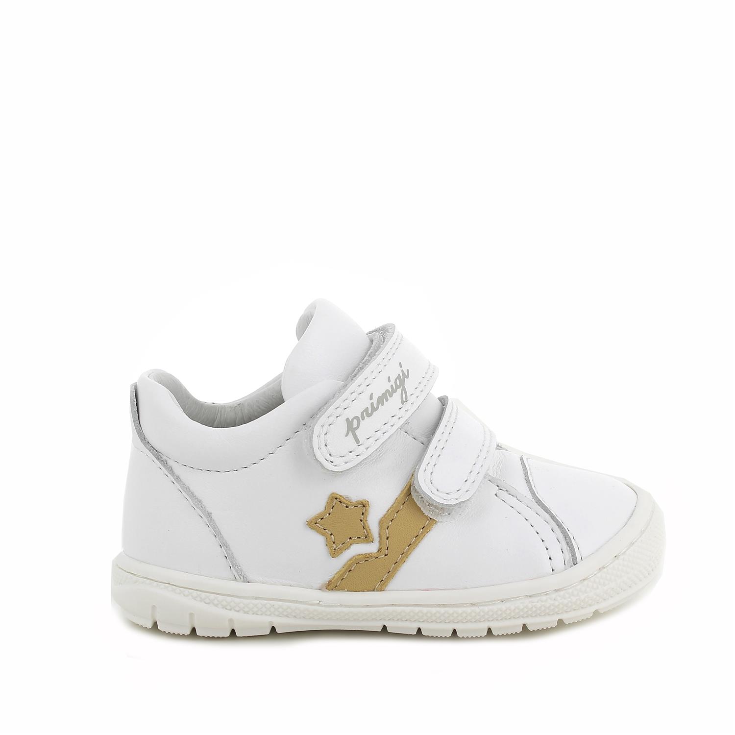 Zapato para niña blanco con velcro