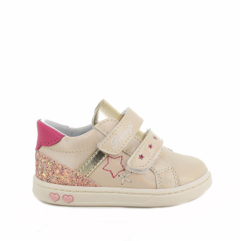 Chaussure pour fille beige avec velcro Chaussure pour fille beige avec velcro