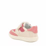 Deportivo para niña beige y rosa con velcro Deportivo para niña beige y rosa con velcro
