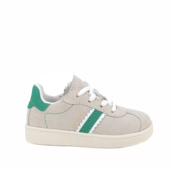 Sneakers for boys beige and white with zip Sneakers for boys beige and white with zip