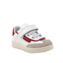Sneakers for boys white and red with velcro Sneakers for boys white and red with velcro