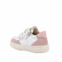 Deportivo para niña blanco y rosa con cremallera Deportivo para niña blanco y rosa con cremallera