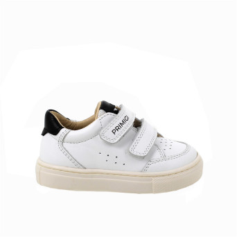 Sneaker pour garçon blanc avec velcro Sneaker pour garçon blanc avec velcro