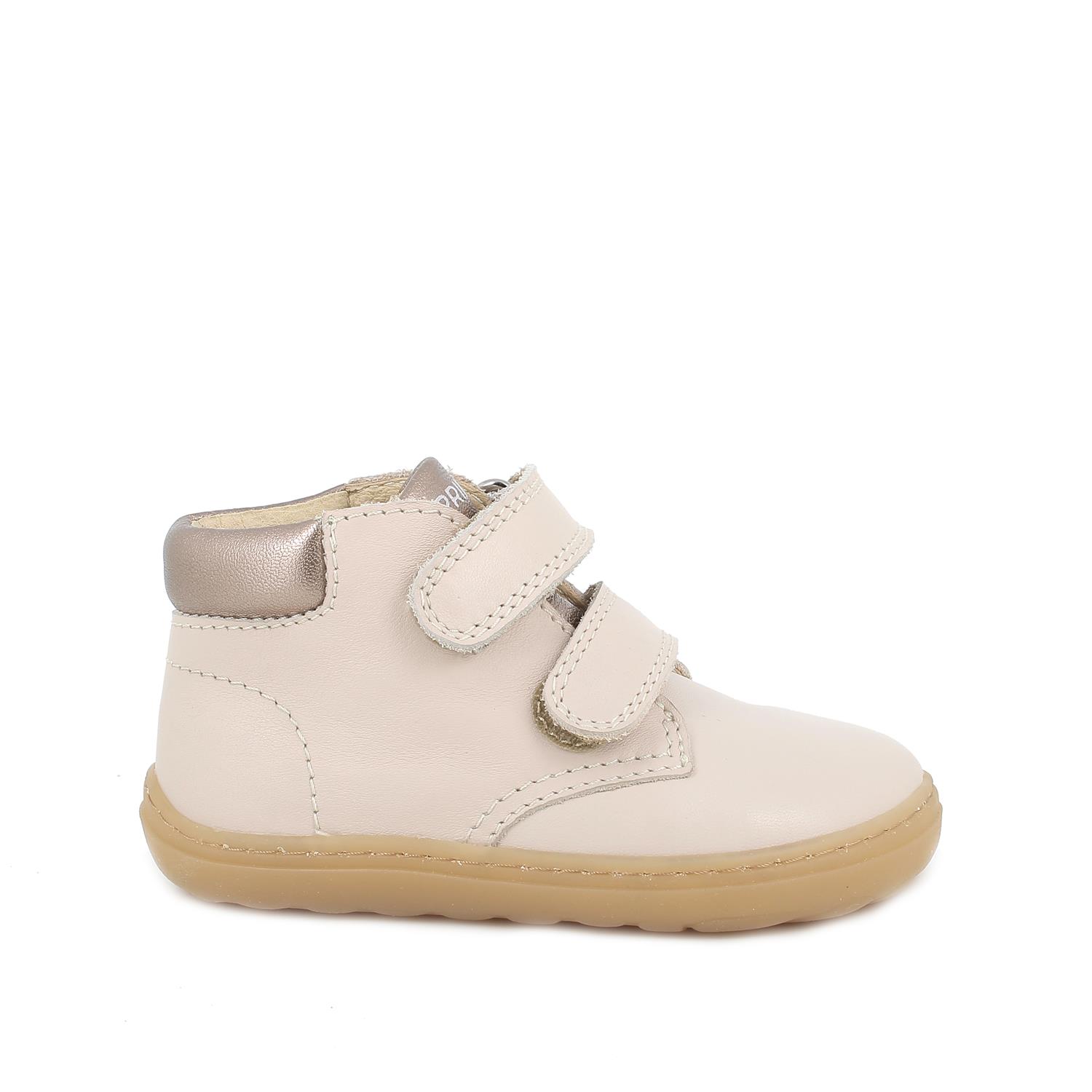 Shoes for girls beige with velcro