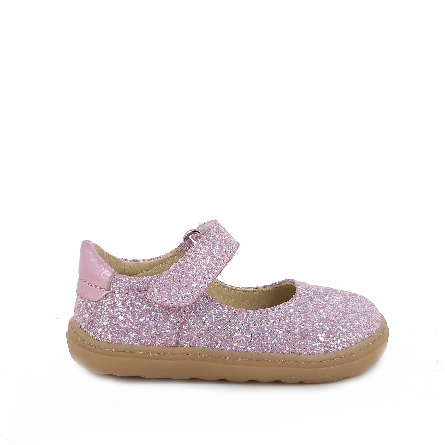 Bailarina para niña morado con velcro