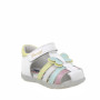 Sandals for girls white and green with velcro Sandals for girls white and green with velcro