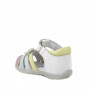Sandals for girls white and green with velcro Sandals for girls white and green with velcro