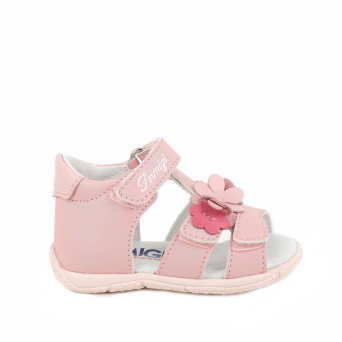 Sandalia para niña rosa con velcro Sandalia para niña rosa con velcro