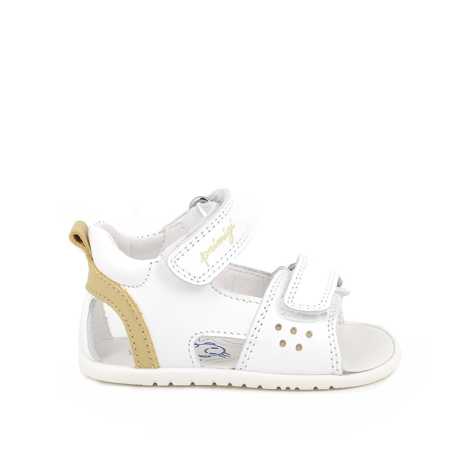 Sandale pour garçon blanc avec velcro