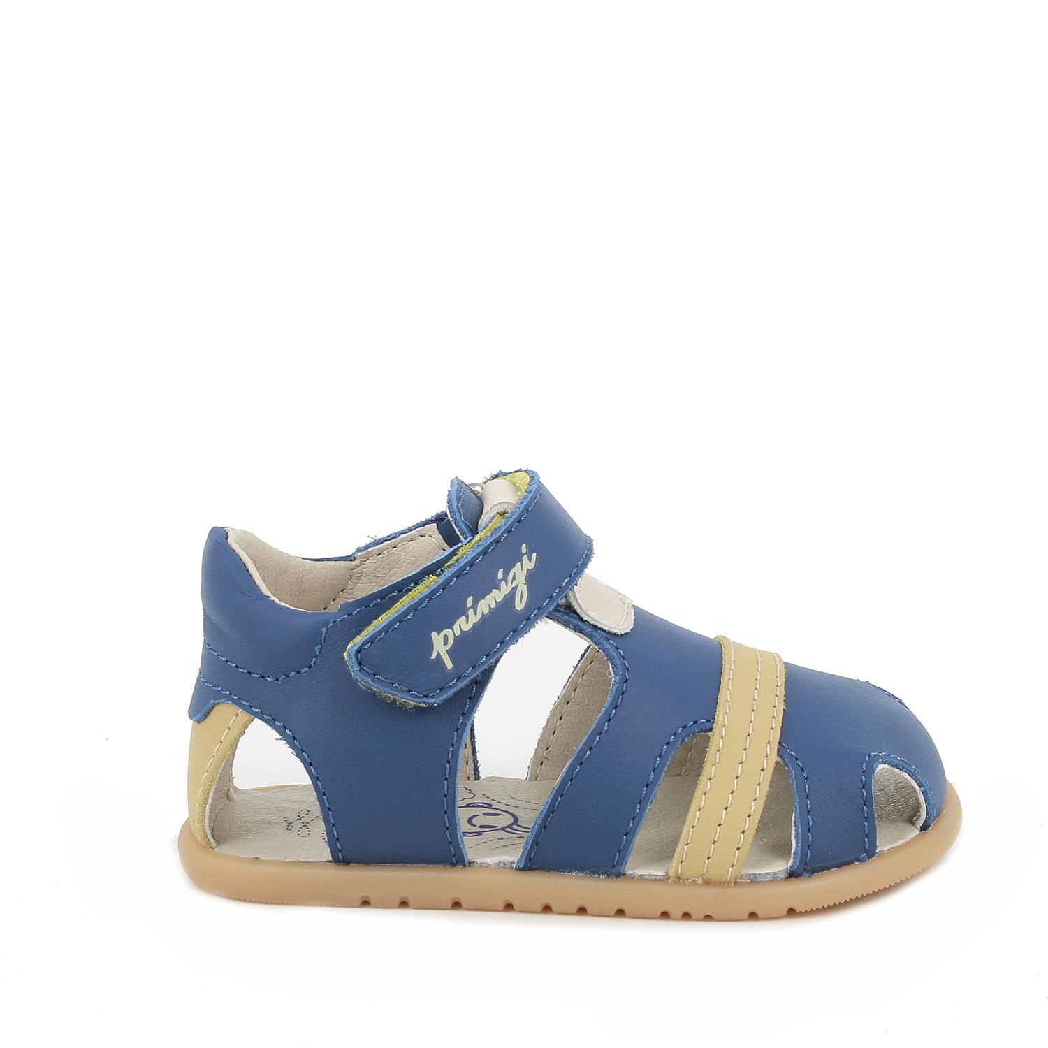 Sandalia para niño azul con velcro