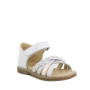 Sandalia para niña blanco con velcro Sandalia para niña blanco con velcro