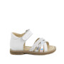 Sandale pour fille blanc avec velcro Sandale pour fille blanc avec velcro
