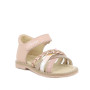 Sandale pour fille rose et beige avec velcro Sandale pour fille rose et beige avec velcro