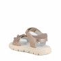 Sandale pour fille rose et beige avec velcro Sandale pour fille rose et beige avec velcro