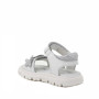 Sandalia para niña blanco con velcro Sandalia para niña blanco con velcro