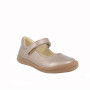Ballerine da bambina beige e platino con strap Ballerine da bambina beige e platino con strap